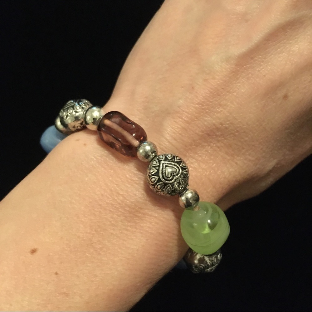 Beaded Colorful Stretch Bracelet